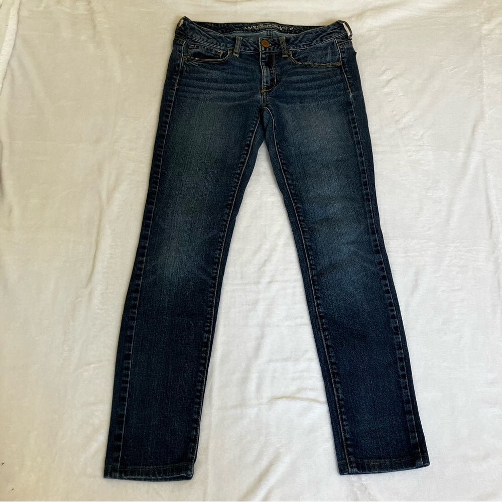 American Eagle Outfitters Dark Blue Skinny Jeans